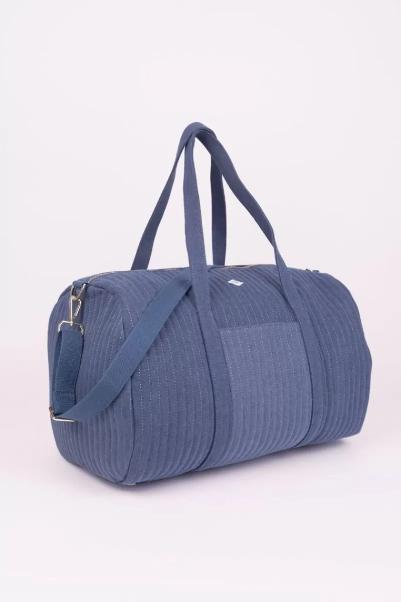 Le Temps des Cerises Sacs & Portefeuilles-Sac Week-End Lisia Bleu Denim