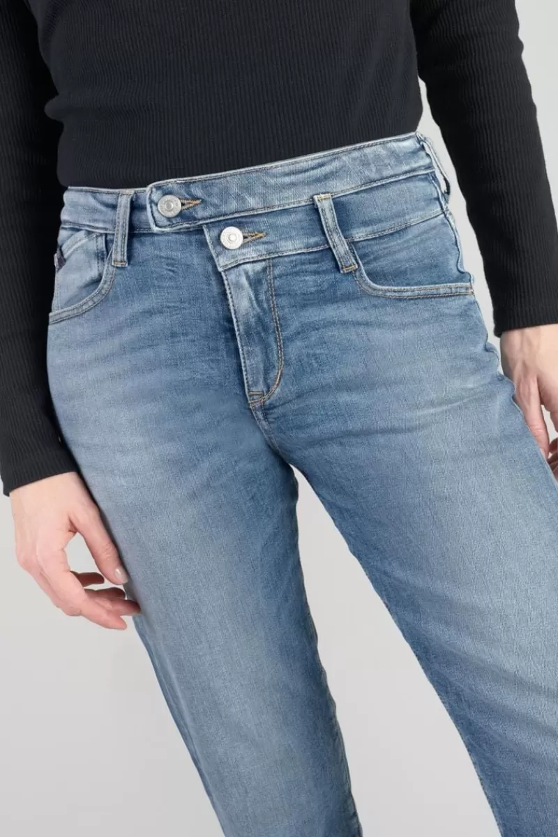 Le Temps des Cerises Coupe Mom-Salma 400/17 Mom Taille Haute 7/8Eme Jeans Bleu N°4 Blue