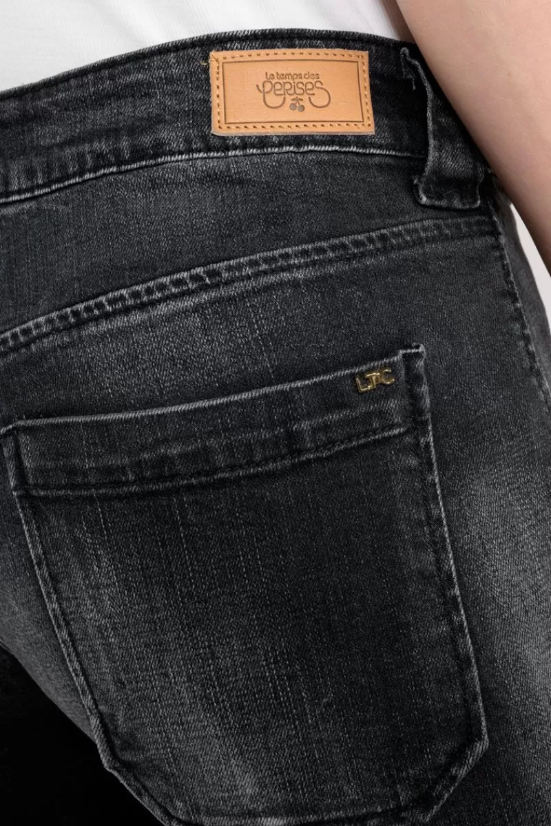 short_en_jeans_bloom_noir_6.webp Le Temps des Cerises Jupes & Shorts-Short En Jeans Bloom Noir Black / Black