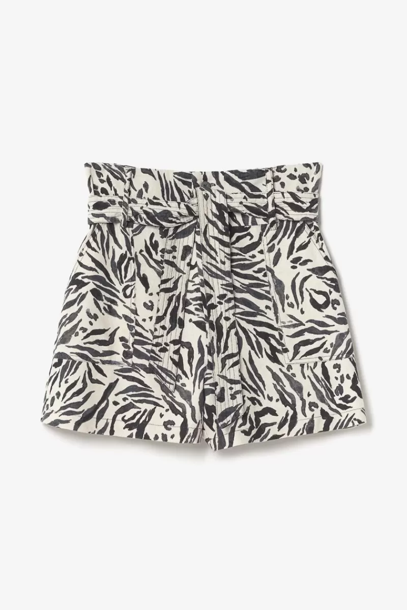 short_en_lin_melange_lest_a_motif_animalier_6.webp Le Temps des Cerises Shorts & Jupes-Short En Lin Melange Lest A Motif Animalier Zebra