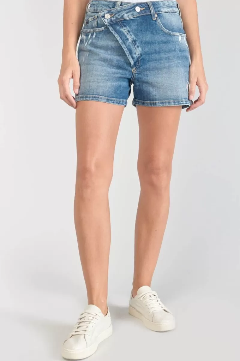 short_mosta_en_jeans_bleu_a_fermeture_asymetrique_3.webp Le Temps des Cerises Coupe Criss Cross-Short Mosta En Jeans Bleu A Fermeture Asymetrique Blue