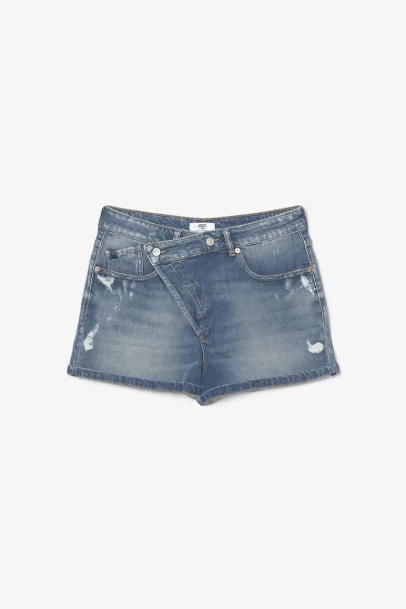 short_mosta_en_jeans_bleu_a_fermeture_asymetrique_6.webp Le Temps des Cerises Coupe Criss Cross-Short Mosta En Jeans Bleu A Fermeture Asymetrique Blue