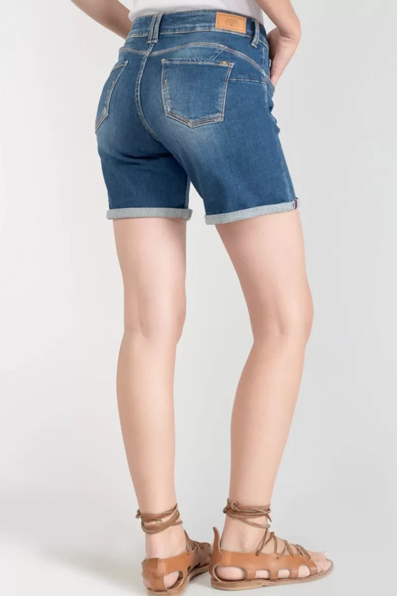 Le Temps des Cerises Jupes & Shorts-Short Paola En Jeans Bleu Blue