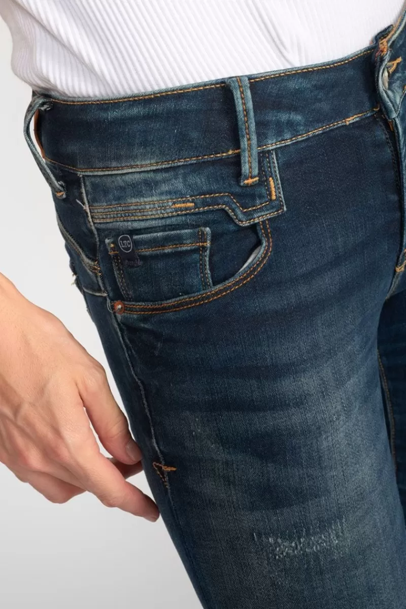 sib_pulp_slim_eme_jeans_destroy_vintage_bleu_n_4.webp Le Temps des Cerises Coupe Slim-Sib Pulp Slim 7/8Eme Jeans Destroy Vintage Bleu N°2 Blue