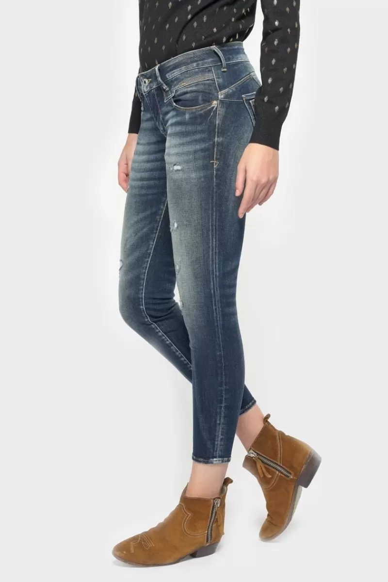 sib_pulp_slim_eme_jeans_destroy_vintage_bleu_n_6.webp Le Temps des Cerises Coupe Slim-Sib Pulp Slim 7/8Eme Jeans Destroy Vintage Bleu N°2 Blue