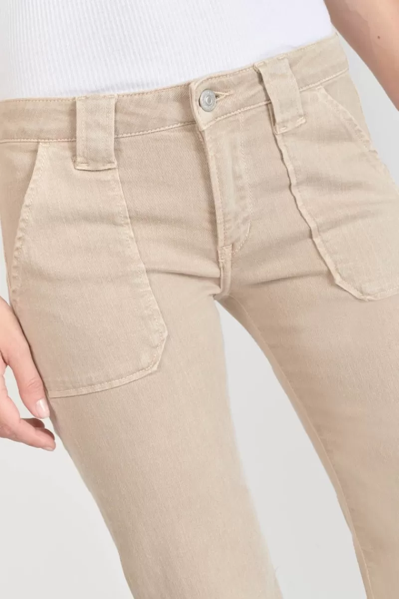 sormiou_flare_jeans_beige_sable_5.webp Le Temps des Cerises Coupe Flare / Bootcut-Sormiou Flare Jeans Beige Sable Desert