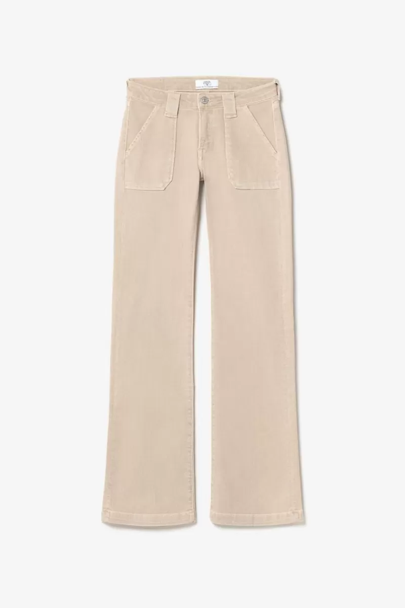 sormiou_flare_jeans_beige_sable_8.webp Le Temps des Cerises Coupe Flare / Bootcut-Sormiou Flare Jeans Beige Sable Desert