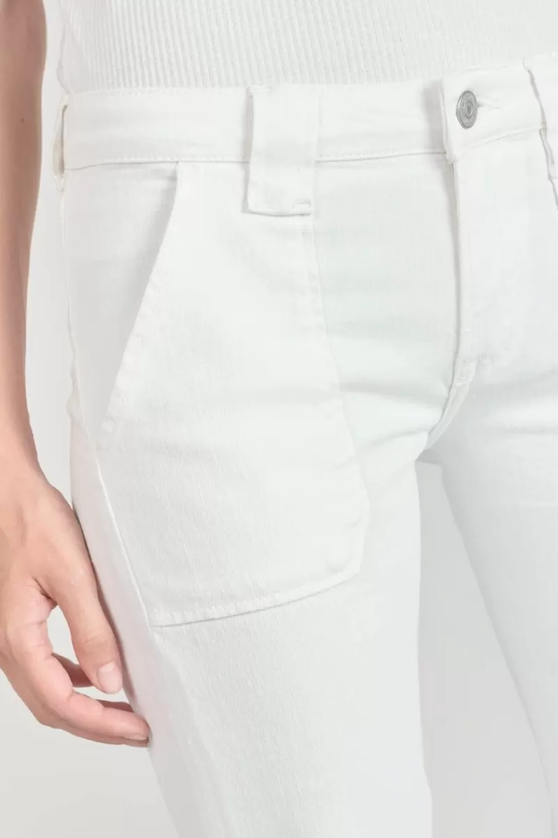 sormiou_flare_jeans_blanc_2.webp Le Temps des Cerises Coupe Flare / Bootcut-Sormiou Flare Jeans Blanc White