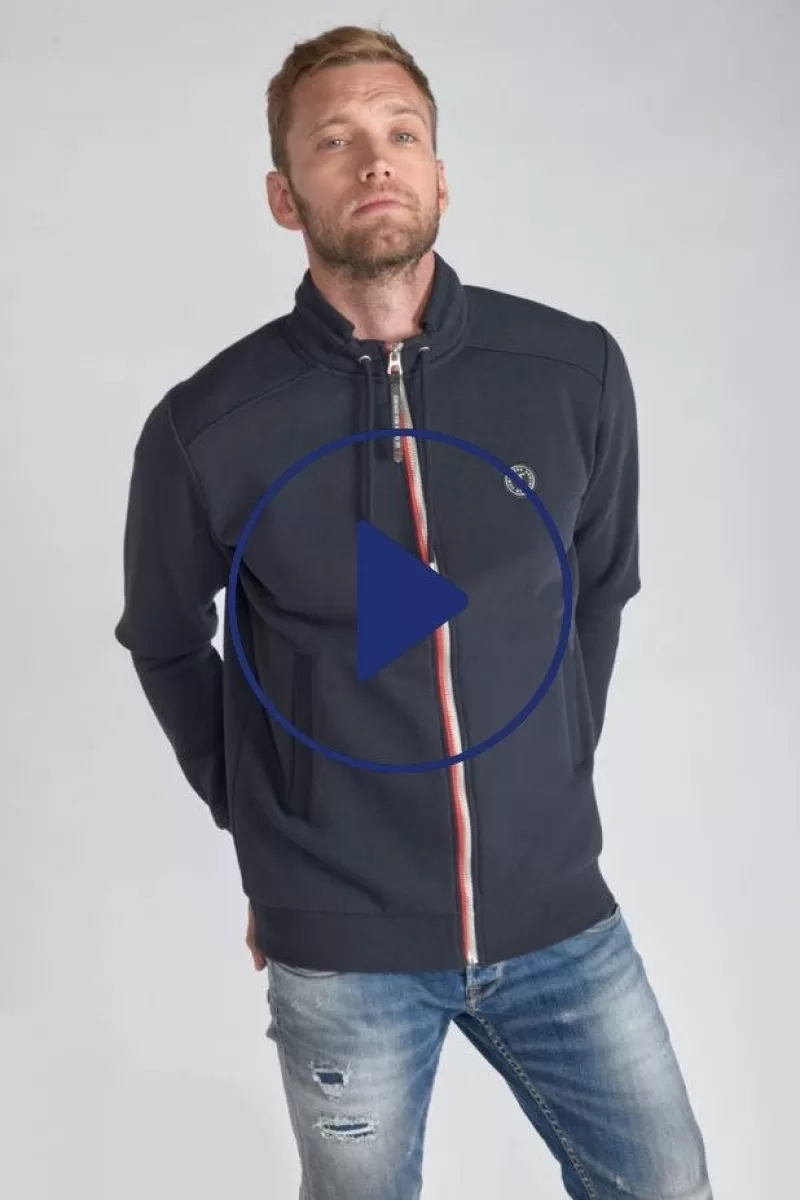 sweat_goal_bleu_nuit_1.webp Le Temps des Cerises Pulls & Cardigans-Sweat Goal Bleu Nuit Galaxy