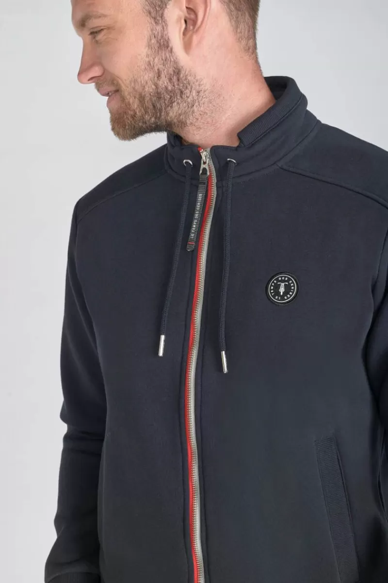 sweat_goal_bleu_nuit_5.webp Le Temps des Cerises Pulls & Cardigans-Sweat Goal Bleu Nuit Galaxy