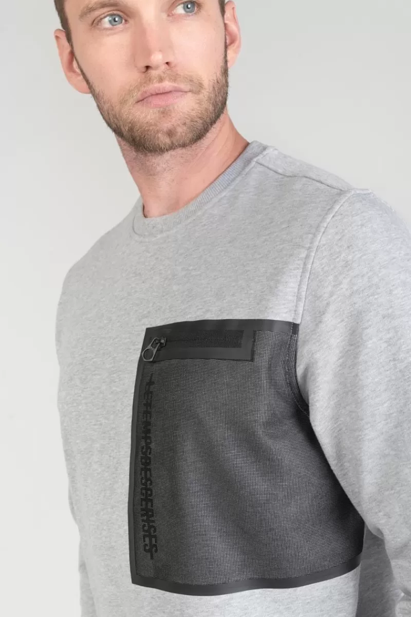 sweat_stipa_gris_chine_2.webp Le Temps des Cerises Sweats-Sweat Stipa Gris Chine Grey Melange