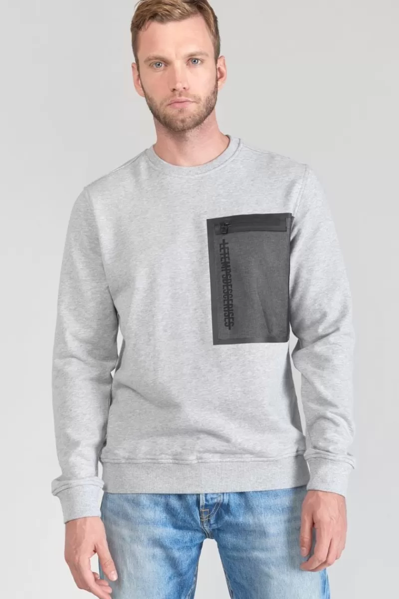 sweat_stipa_gris_chine_3.webp Le Temps des Cerises Sweats-Sweat Stipa Gris Chine Grey Melange