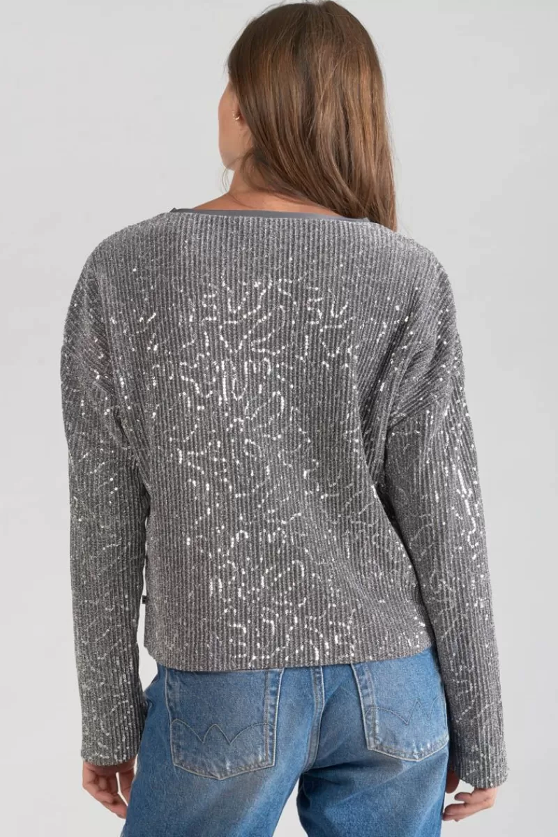 top_able_argente_2.webp Le Temps des Cerises Tops-Top Able Argente Glitter
