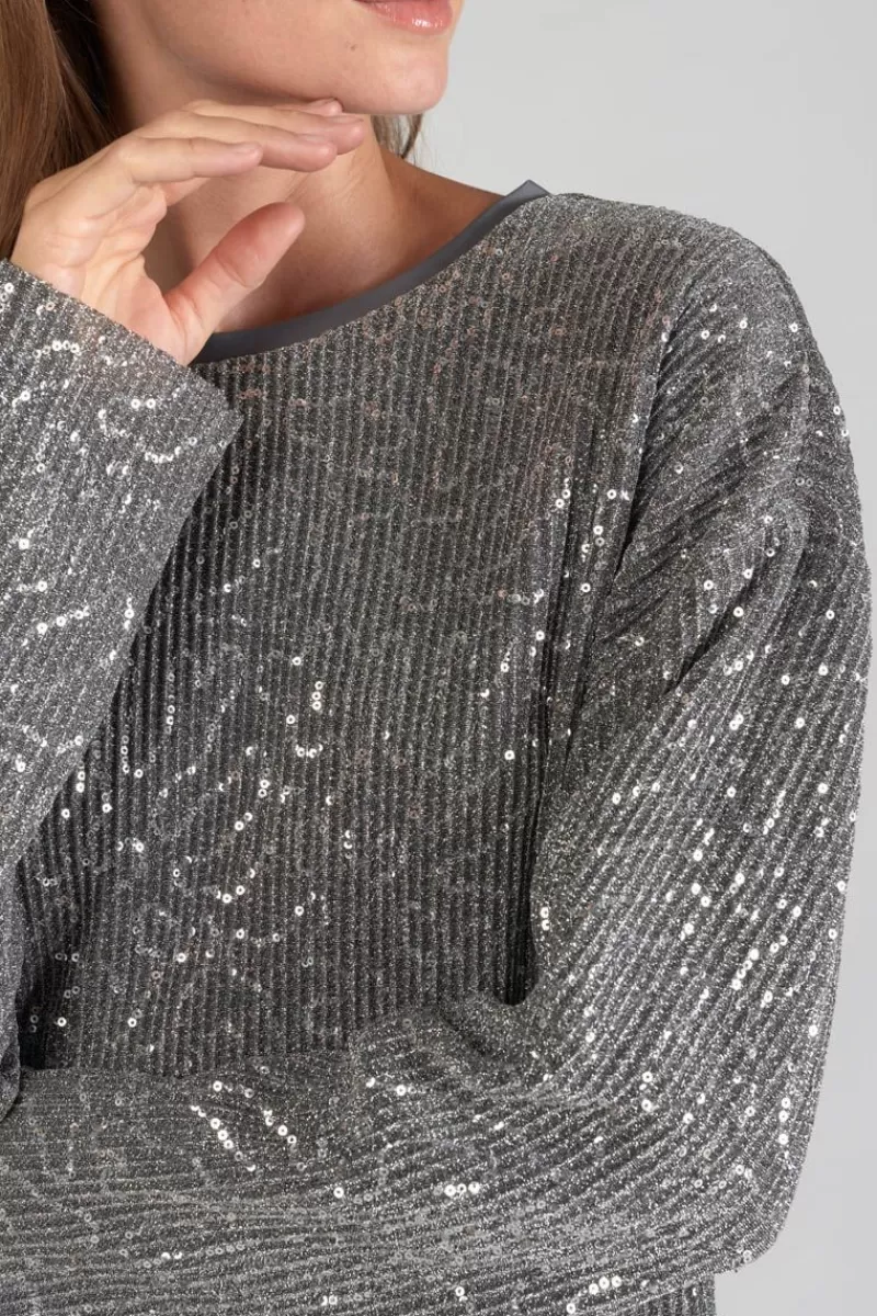 top_able_argente_3.webp Le Temps des Cerises Tops-Top Able Argente Glitter