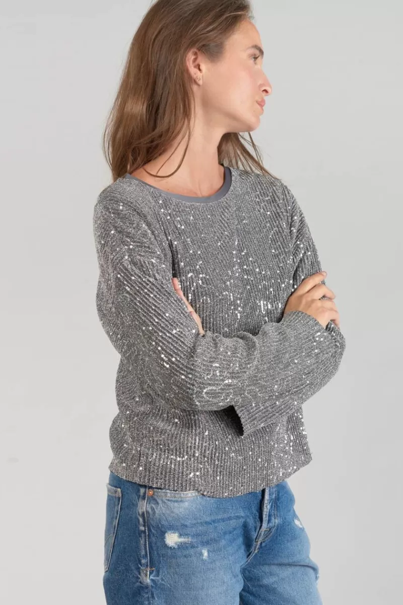 top_able_argente_5.webp Le Temps des Cerises Tops-Top Able Argente Glitter