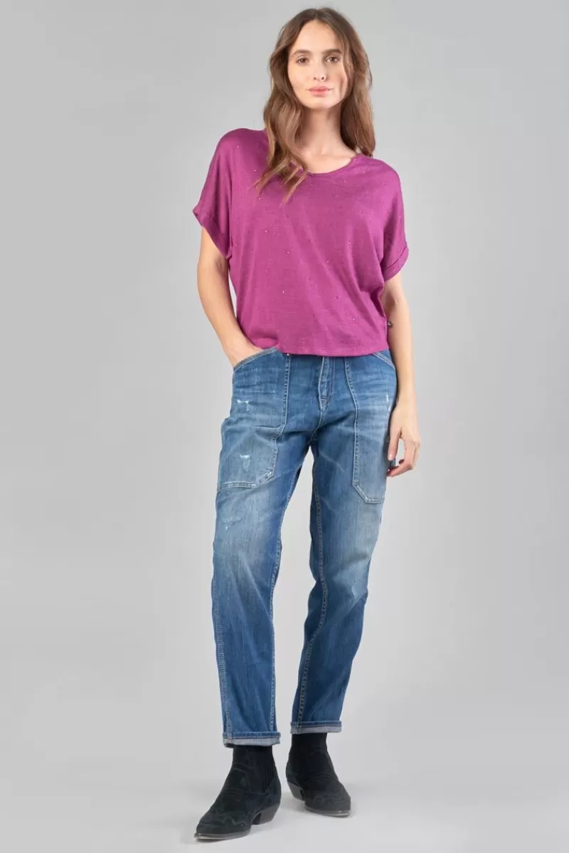 top_bibou_framboise_3.webp Le Temps des Cerises T-Shirts & Débardeurs-Top Bibou Framboise Berry