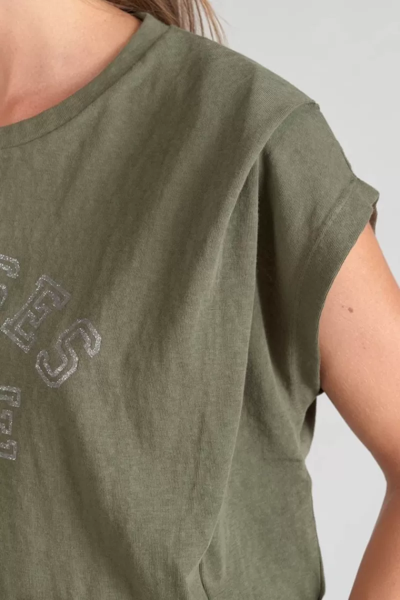 top_coxy_kaki_3.webp Le Temps des Cerises T-Shirts & Débardeurs-Top Coxy Kaki Lizard