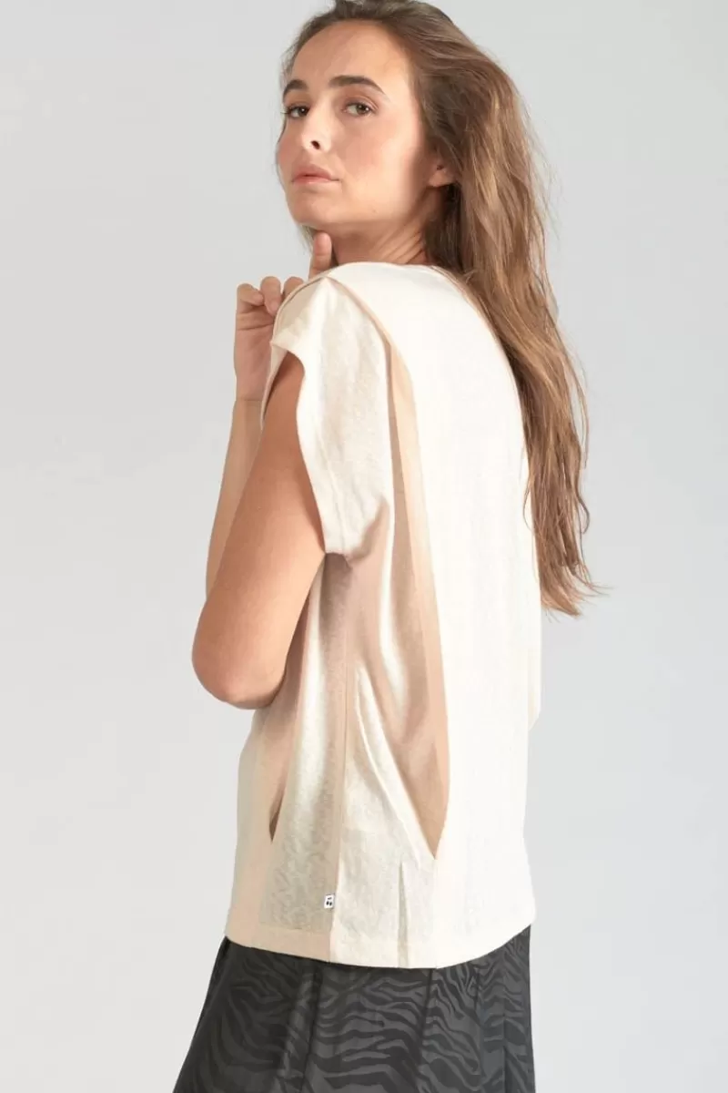 top_coxy_sable_4.webp Le Temps des Cerises T-Shirts & Débardeurs-Top Coxy Sable Sand