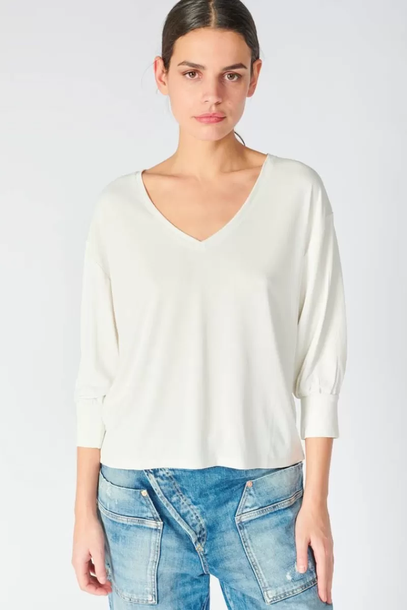 Le Temps des Cerises T-Shirts & Débardeurs-Top Jessie Creme Ice Cream