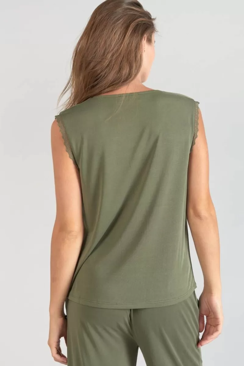 top_nani_kaki_4.webp Le Temps des Cerises T-Shirts & Débardeurs-Top Nani Kaki Lizard