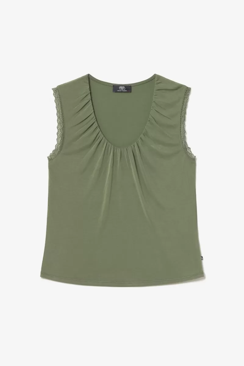 top_nani_kaki_6.webp Le Temps des Cerises T-Shirts & Débardeurs-Top Nani Kaki Lizard