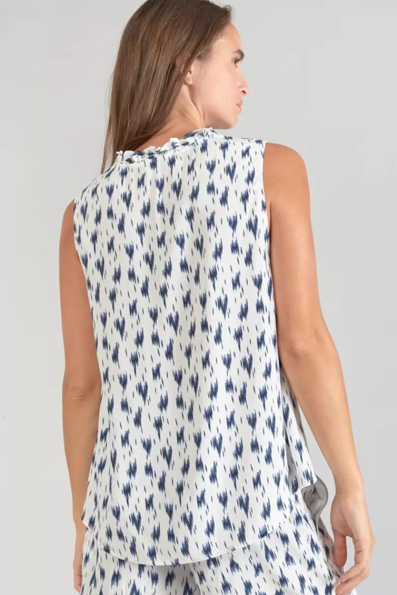 top_rosita_tie_and_dye_bleu_4.webp Le Temps des Cerises Tops-Top Rosita Tie And Dye Bleu Midnight