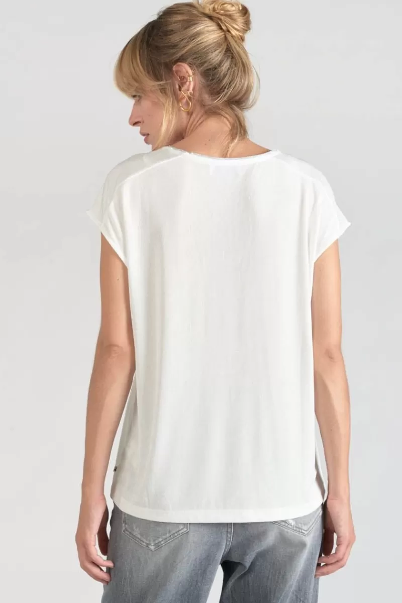 Le Temps des Cerises T-Shirts & Débardeurs-Top Sidy Blanc Ice Cream