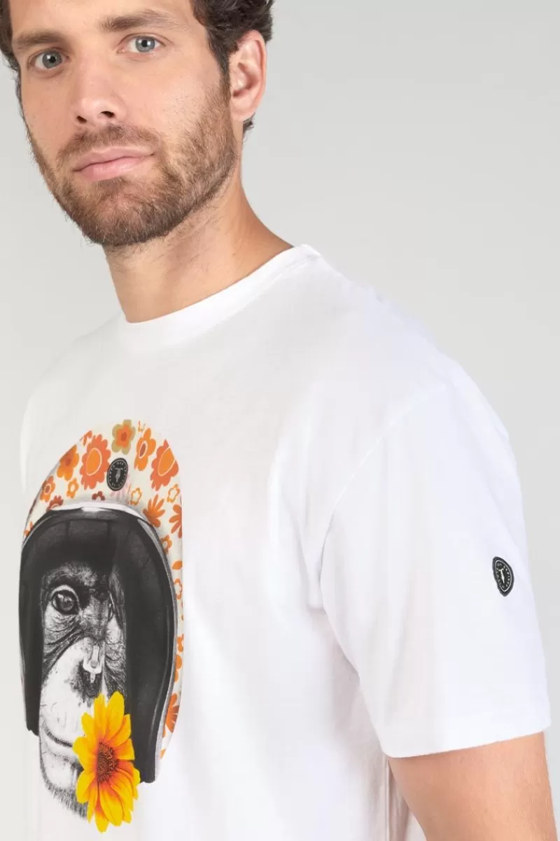 tshirt_andler_blanc_imprime_2.webp Le Temps des Cerises T-Shirts & Polos-T-Shirt Andler Blanc Imprime White