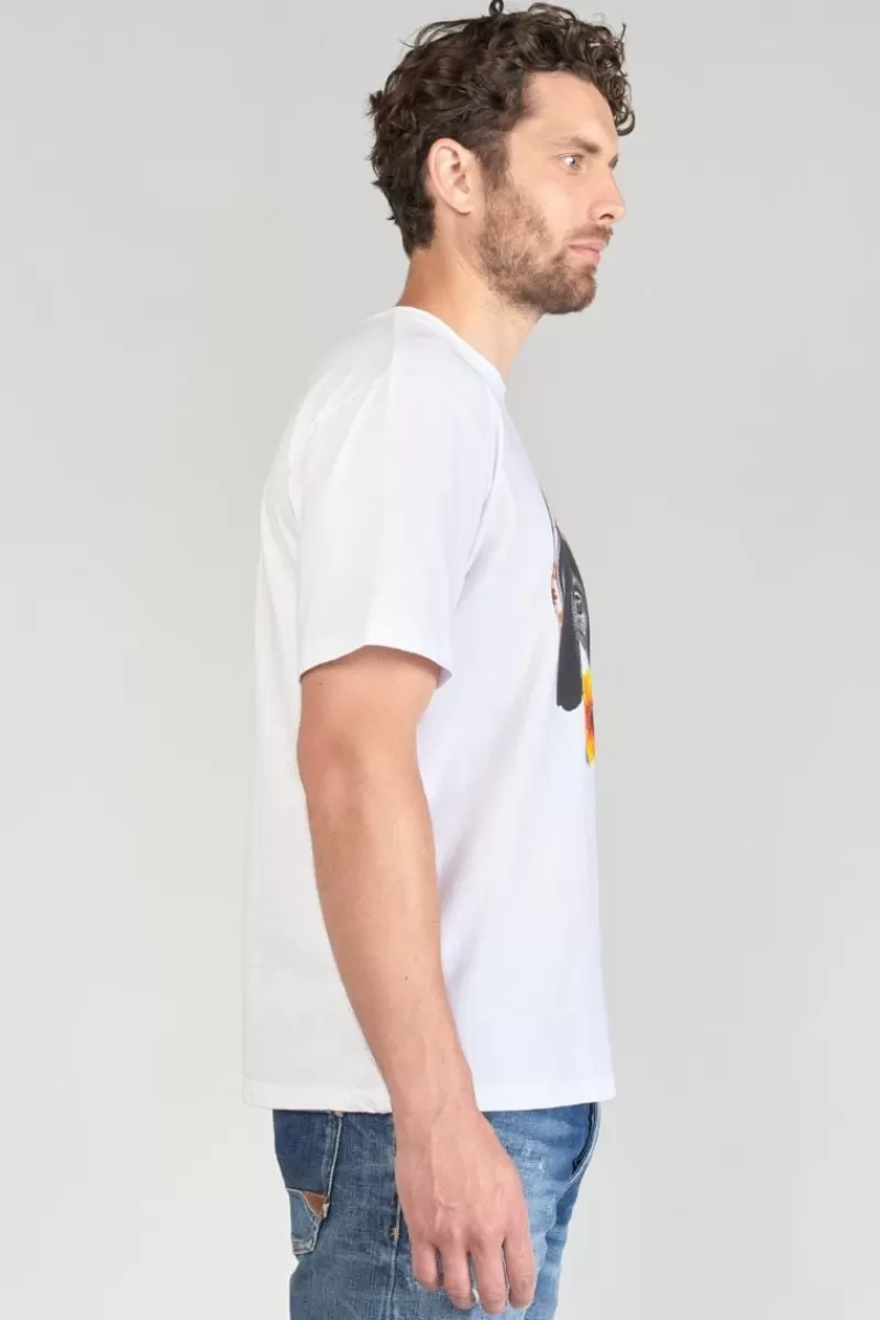 tshirt_andler_blanc_imprime_5.webp Le Temps des Cerises T-Shirts & Polos-T-Shirt Andler Blanc Imprime White