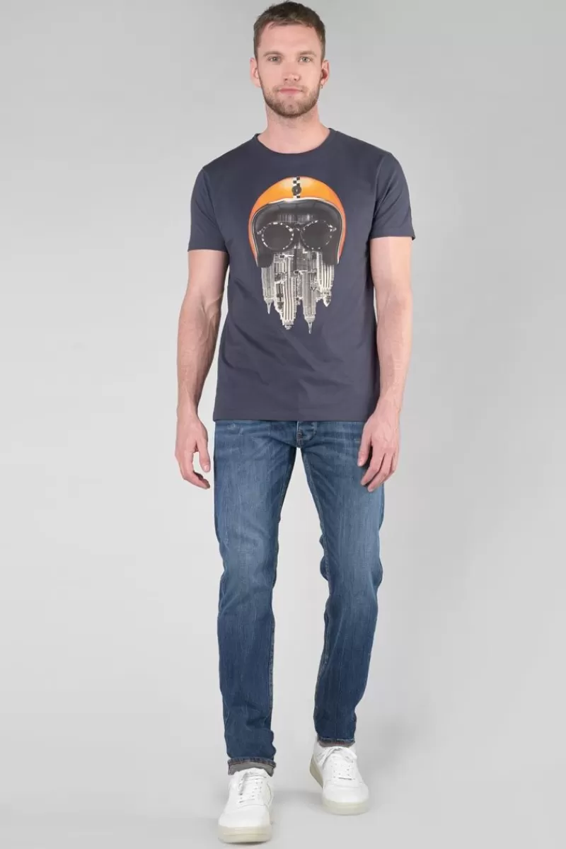 tshirt_backi_bleu_nuit_imprime_3.webp Le Temps des Cerises T-Shirts & Polos-T-Shirt Backi Bleu Nuit Imprime Galaxy