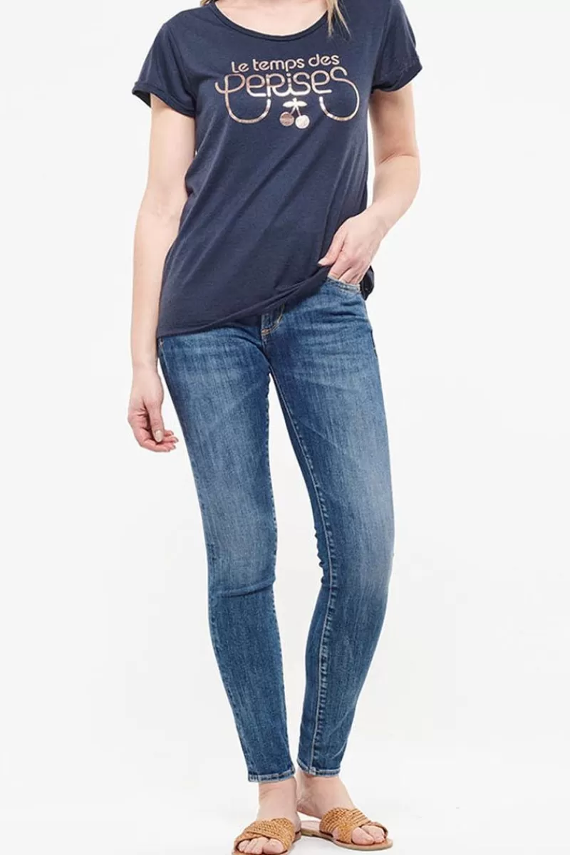 tshirt_basitrame_marine_4.webp Le Temps des Cerises T-Shirts & Débardeurs-T-Shirt Basitrame Marine Midnight