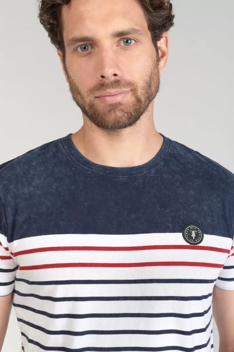 tshirt_blank_a_rayures_2.webp Le Temps des Cerises T-Shirts & Polos-T-Shirt Blank A Rayures White