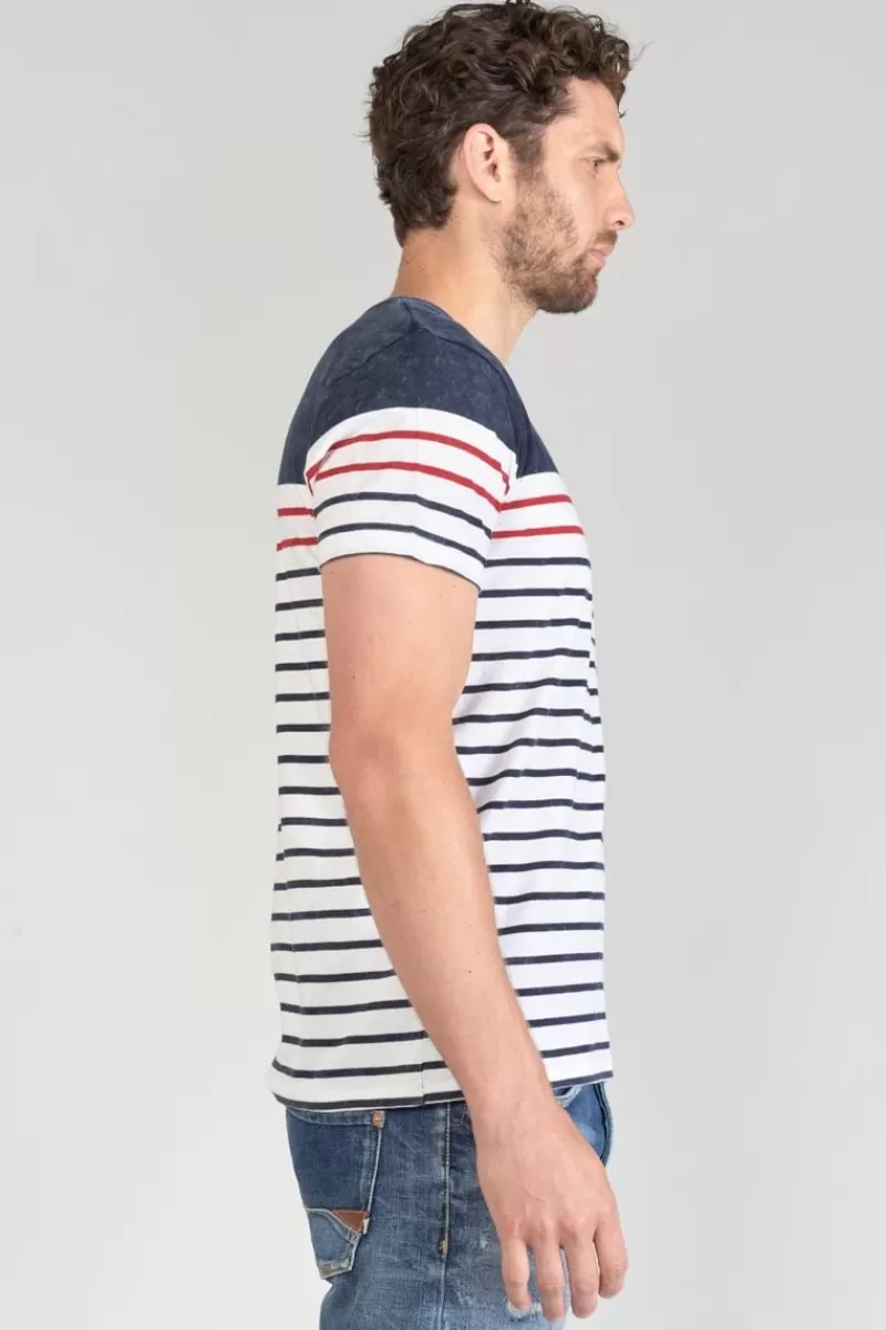 tshirt_blank_a_rayures_4.webp Le Temps des Cerises T-Shirts & Polos-T-Shirt Blank A Rayures White