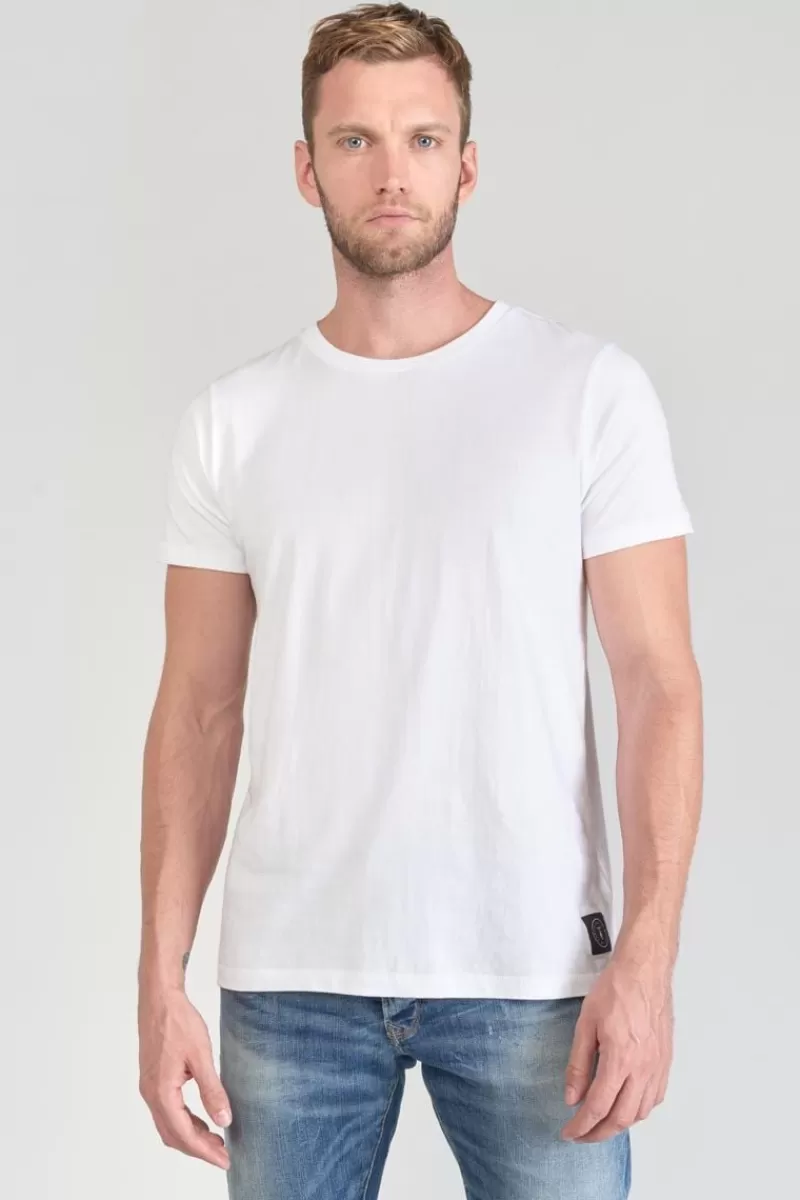 Le Temps des Cerises T-Shirts & Polos-T-Shirt Brown Blanc White