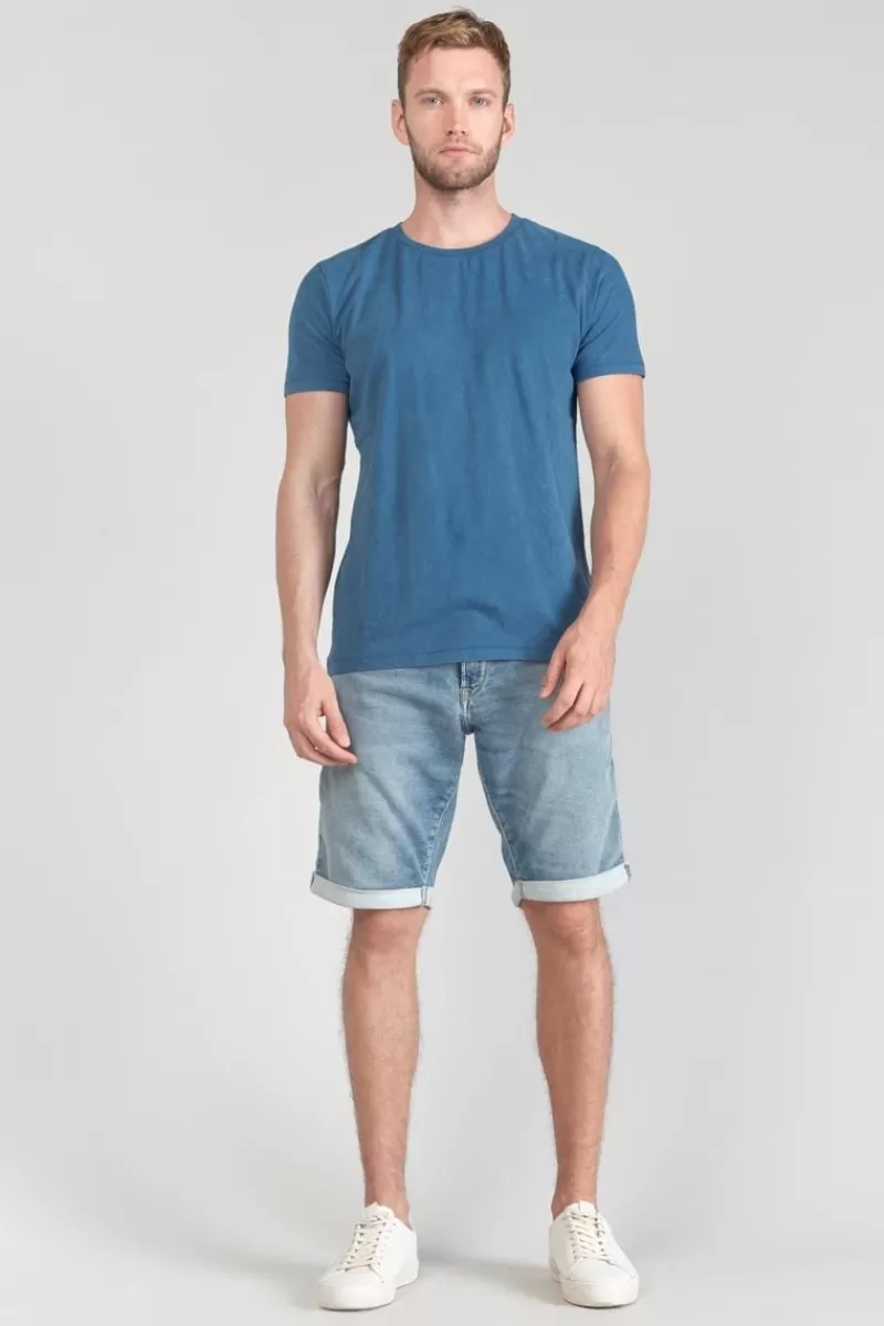 tshirt_brown_bleu_delave_6.webp Le Temps des Cerises T-Shirts & Polos-T-Shirt Brown Bleu Delave Raf