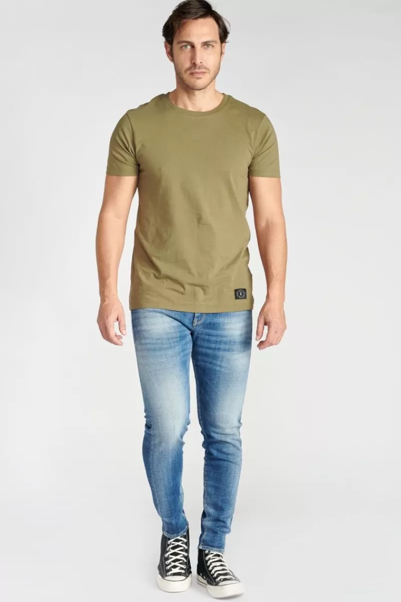 tshirt_brown_kaki_5.webp Le Temps des Cerises T-Shirts & Polos-T-Shirt Brown Kaki Lizard