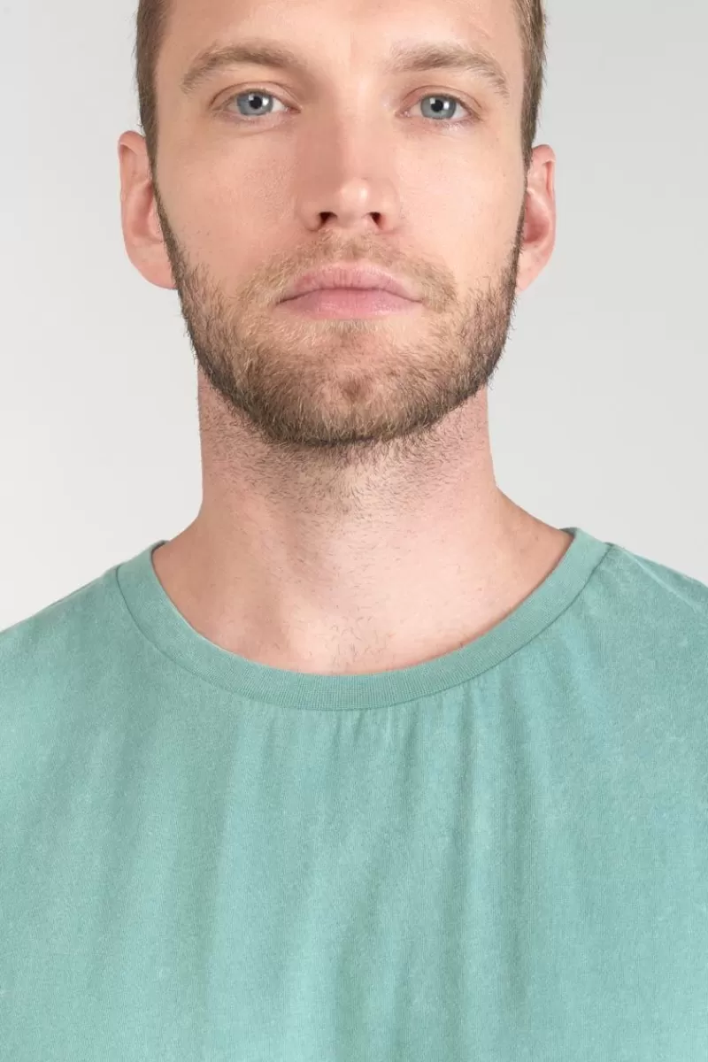 tshirt_brown_vert_deau_3.webp Le Temps des Cerises T-Shirts & Polos-T-Shirt Brown Vert D'Eau Oil