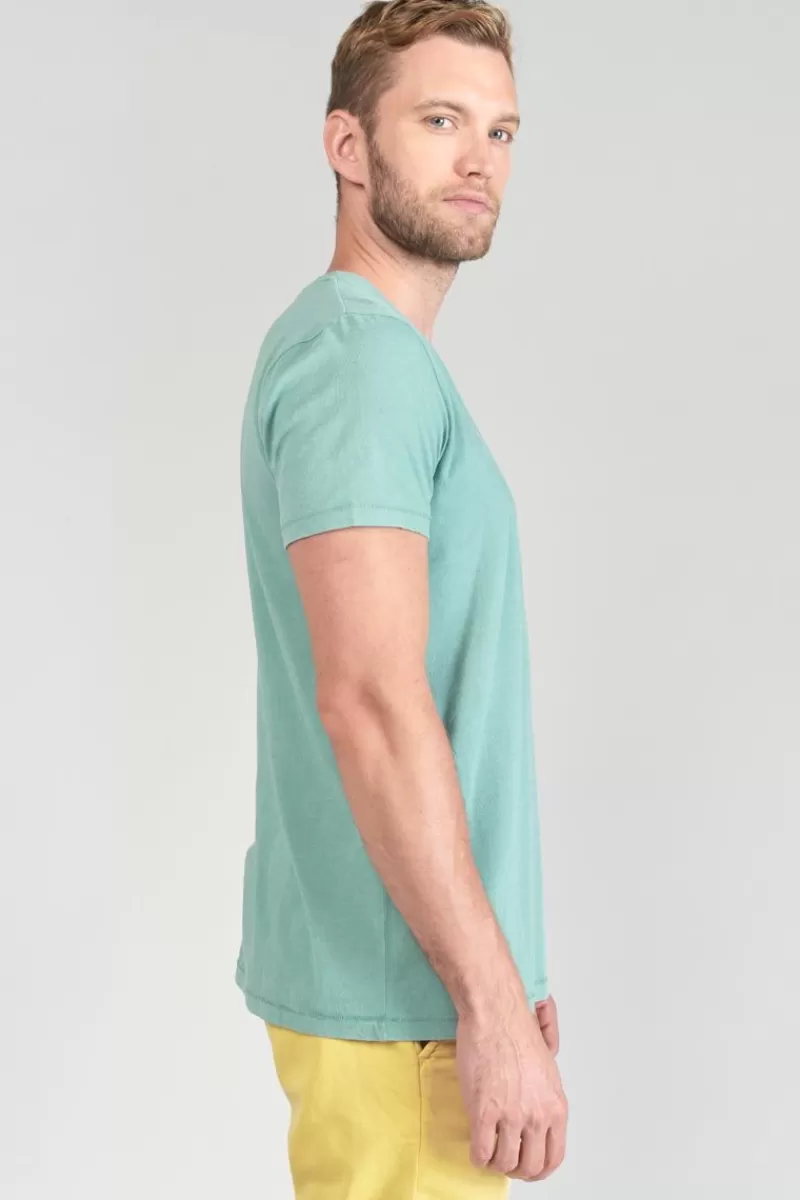 tshirt_brown_vert_deau_5.webp Le Temps des Cerises T-Shirts & Polos-T-Shirt Brown Vert D'Eau Oil