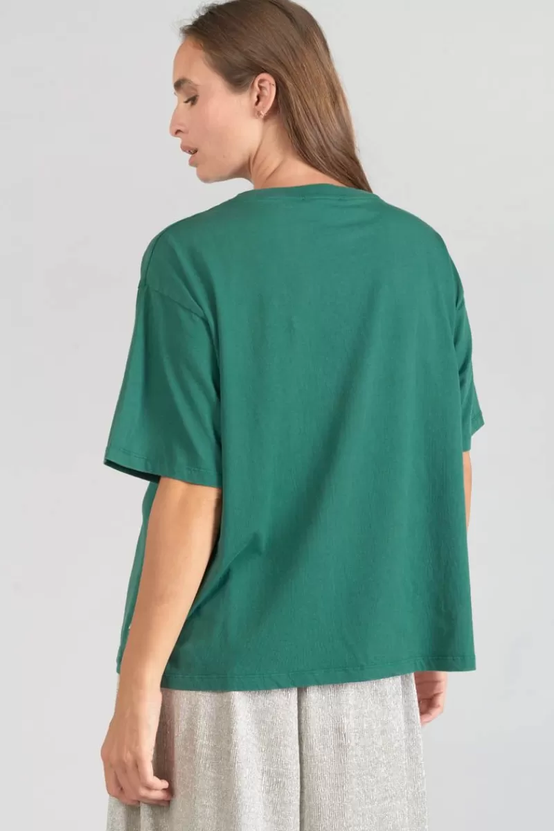 tshirt_cassio_vert_sapin_3.webp Le Temps des Cerises T-Shirts & Débardeurs-T-Shirt Cassio Vert Sapin Forest