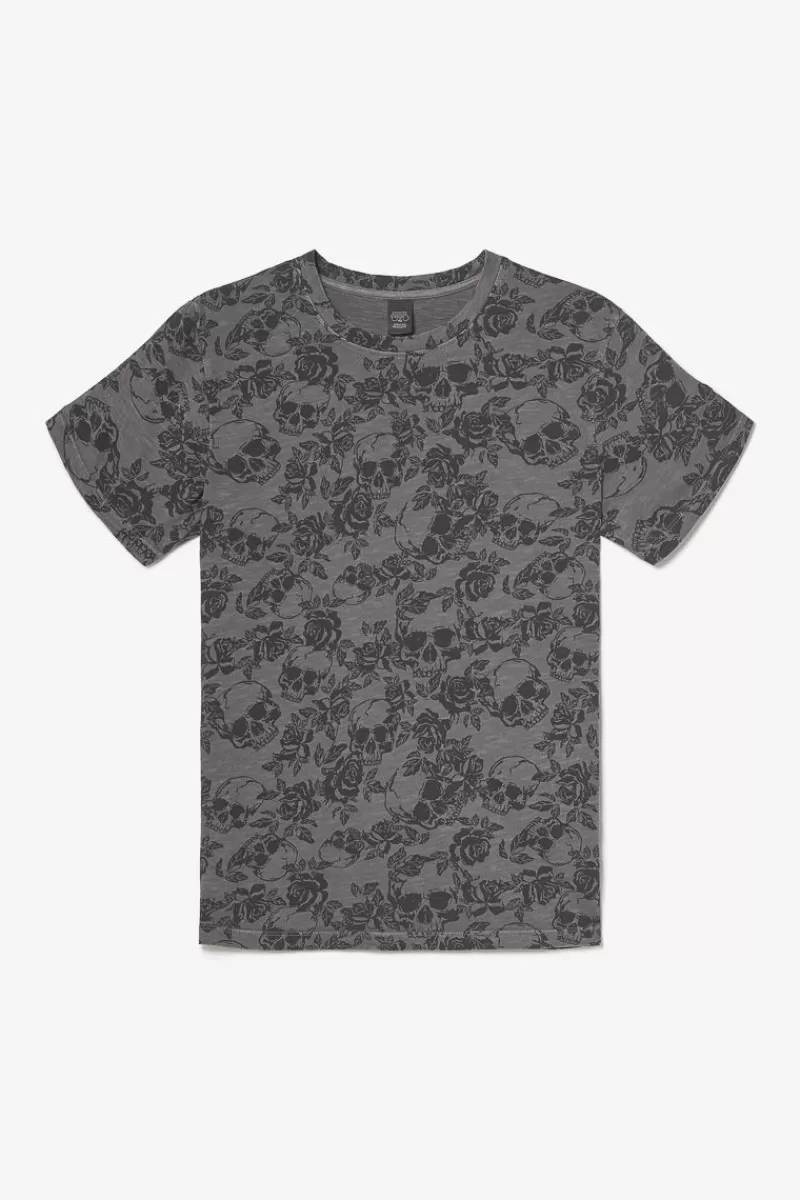 tshirt_facto_gris_et_noir_6.webp Le Temps des Cerises T-Shirts & Polos-T-Shirt Facto Gris Et Noir Carbone