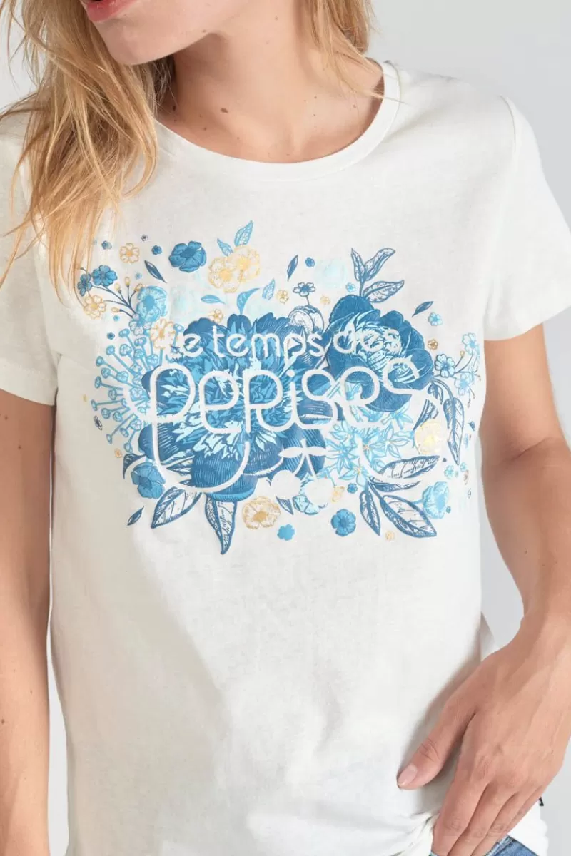 tshirt_frankie_creme_imprime_2.webp Le Temps des Cerises T-Shirts & Débardeurs-T-Shirt Frankie Creme Imprime Ice Cream