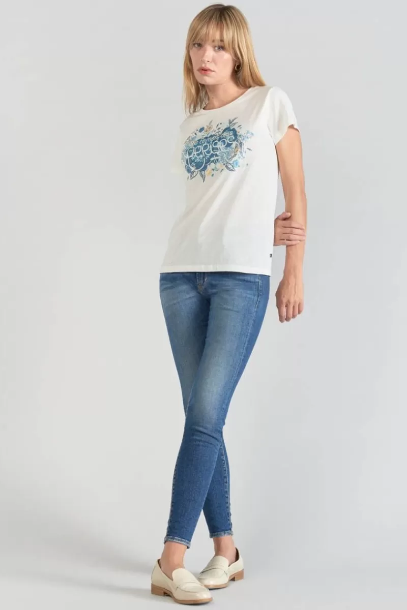 tshirt_frankie_creme_imprime_5.webp Le Temps des Cerises T-Shirts & Débardeurs-T-Shirt Frankie Creme Imprime Ice Cream