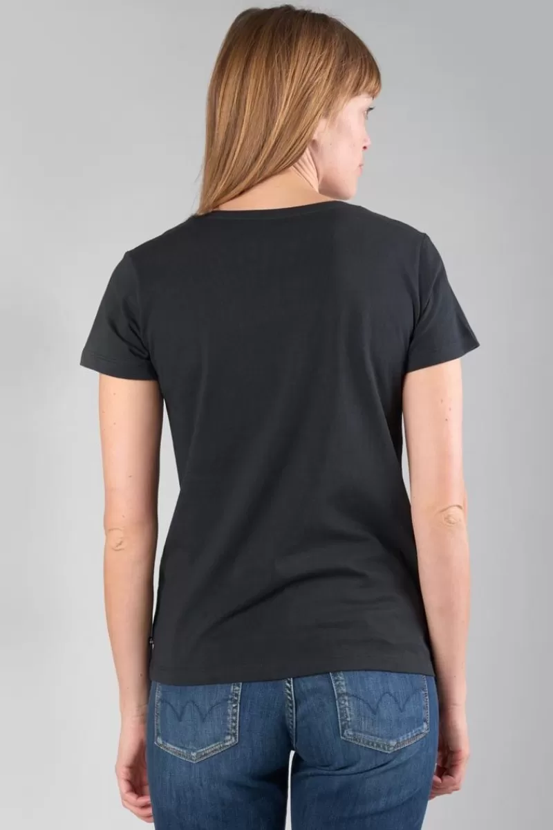 tshirt_gracy_noir_imprime_4.webp Le Temps des Cerises T-Shirts & Débardeurs-T-Shirt Gracy Noir Imprime Black