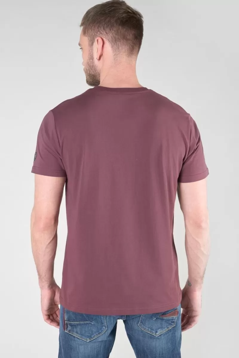 tshirt_gregor_lie_de_vin_imprime_4.webp Le Temps des Cerises T-Shirts & Polos-T-Shirt Gregor Lie De Vin Imprime Wine