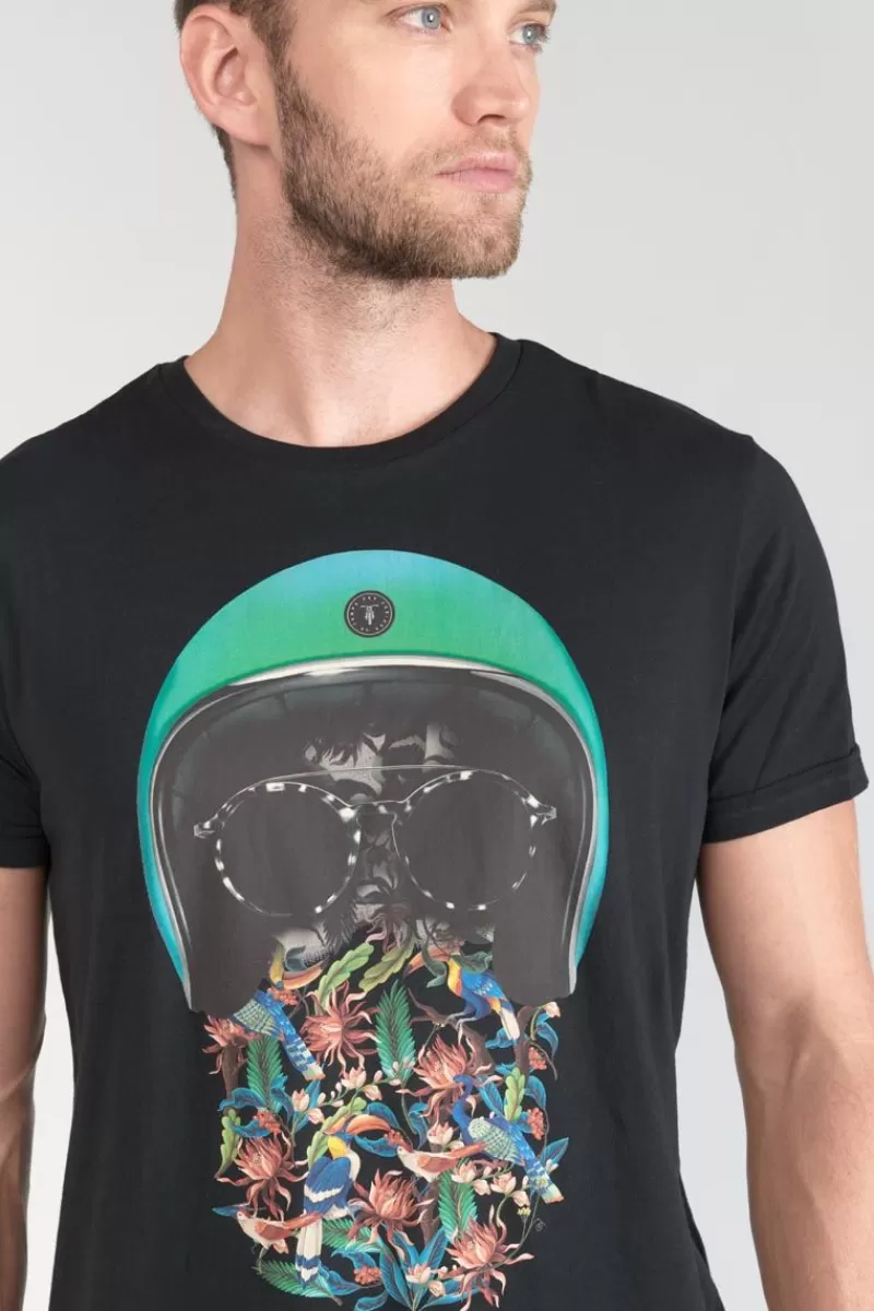 tshirt_gregor_noir_imprime_3.webp Le Temps des Cerises T-Shirts & Polos-T-Shirt Gregor Noir Imprime Black