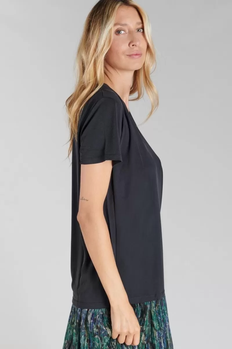 tshirt_lola_noir_2.webp Le Temps des Cerises T-Shirts & Débardeurs-T-Shirt Lola Noir Black