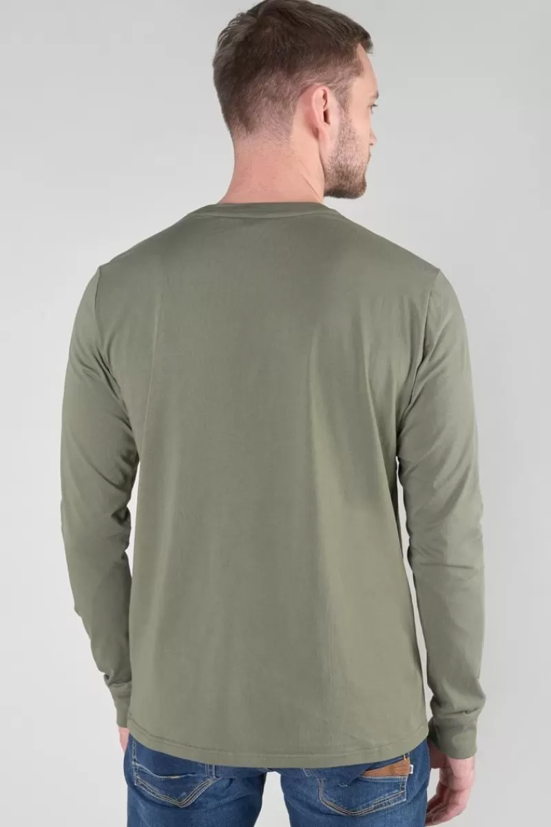 tshirt_manches_longues_laia_kaki_2.webp Le Temps des Cerises T-Shirts & Polos-T-Shirt Manches Longues Laia Kaki Lizard