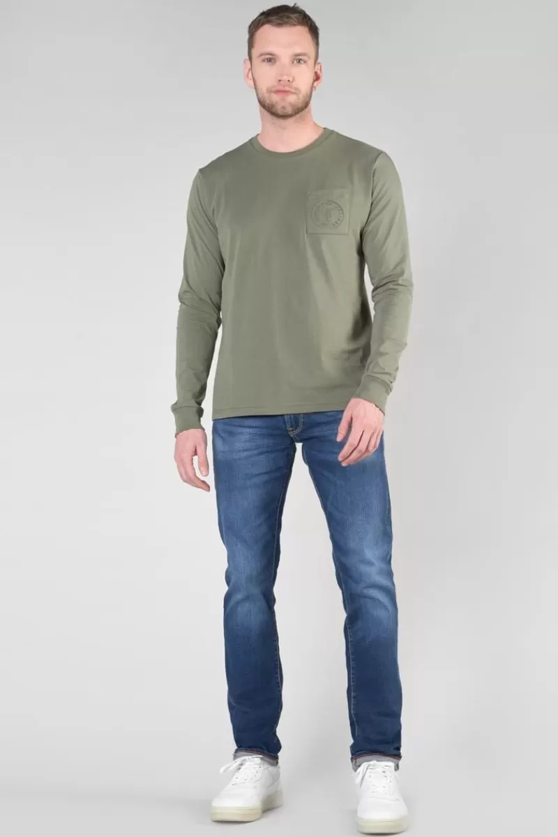 tshirt_manches_longues_laia_kaki_4.webp Le Temps des Cerises T-Shirts & Polos-T-Shirt Manches Longues Laia Kaki Lizard