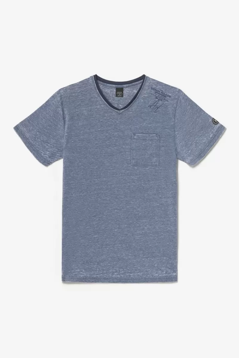 tshirt_mavoc_bleu_chine_delave_7.webp Le Temps des Cerises T-Shirts & Polos-T-Shirt Mavoc Bleu Chine Delave Peacoat