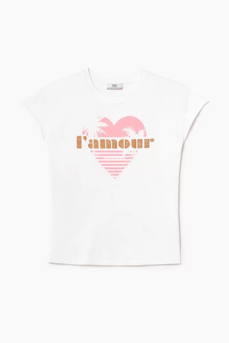 tshirt_miya_blanc_imprime_7.webp Le Temps des Cerises T-Shirts & Débardeurs-T-Shirt Miya Blanc Imprime Coco